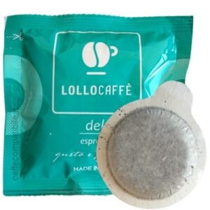 150 cialde Lollo caffe gusto Dek espresso in carta filtro pods Ese 44mm senza accessori